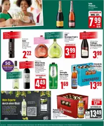 Gazetka promocyjna Edeka - Prospekte - Gazetka - ważna od 07.09 do 07.09.2024 - strona 22 - produkty: auer, blauer zweigelt, ecco, eis, flasche, grüner veltliner, Kette, mac, merl, merlot, Paula, paulaner, prosecco, reis, riesling, rosato, schwarzriesling, Ti, trolli, trollinger, vernel, vorspeise, wein, Zweigelt