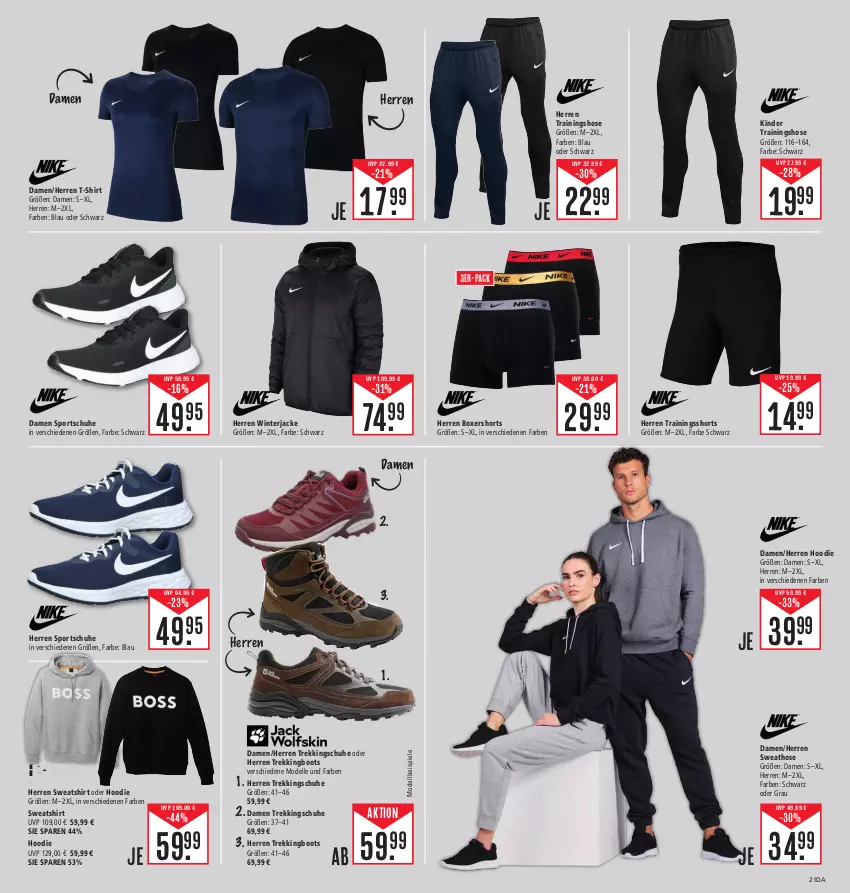 Aktueller Prospekt Edeka - Angebote der Woche - von 02.10 bis 07.10.2023 - strona 21 - produkty: dell, eis, elle, hose, Jacke, Kinder, Mode, schuhe, shirt, shorts, Spiele, Sport, sportschuhe, Sweathose, Sweatshirt, T-Shirt, Ti, Trainingshose, Trekkingschuh, Trekkingschuhe