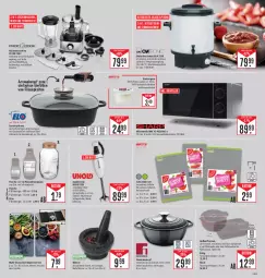 Gazetka promocyjna Edeka - Angebote der Woche - Gazetka - ważna od 07.10 do 07.10.2023 - strona 19 - produkty: Abba, auto, avocado, Bau, beleuchtung, bio, braten, creme, decke, Deckel, edelstahl, eis, elle, flasche, garraum, getränk, Glasdeckel, küche, Küchen, küchenmaschine, kühlschrank, lachs, latte, Laufen, messer, mikrowelle, Mixer, pfanne, saft, schneidebrett, Schrank, Stier, teller, Ti, topf, überhitzungsschutz, wandhalterung, Zitruspresse