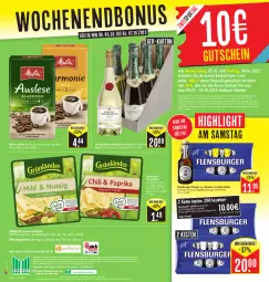 Gazetka promocyjna Edeka - Angebote der Woche - Gazetka - ważna od 07.10 do 07.10.2023 - strona 24 - produkty: angebot, angebote, brie, buch, bügel, bügelflasche, burger, coupon, coupons, deka, ecco, eis, elle, flasche, flensburger, grünländer, guthabenkarte, gutschein, kaffee, LG, melitta, milch, nuss, pils, pilsener, rabatt-coupon, reis, scholl, sekt, südwest, Tchibo, telefon, Ti, uhr, ZTE