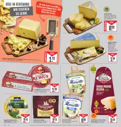 Gazetka promocyjna Edeka - Angebote der Woche - Gazetka - ważna od 07.10 do 07.10.2023 - strona 8 - produkty: almette, auer, Bau, Bauer, Becher, bergader, Bergkäse, burger, cheddar, eis, emmentaler, frischkäse, frucht, gin, gouda, grana, grana padano, hartkäse, holländischer schnittkäse, Käse, LG, Limburger, mac, Mett, milch, natur, nuss, padano, Rana, reis, riserva, salz, schnittkäse, St. Mang, Ti, uhr, ZTE