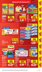 Gazetka promocyjna Lidl - Aktionsprospekt - Gazetka - ważna od 11.11 do 11.11.2023 - strona 11 - produkty: angebot, asti, chavroux, colgate, creme, dentastix, eis, ferdi fuchs, Floralys, géramont, hilcona, Kinder, kinder schokolade, LG, papier, pedigree, persil, persil waschmittel, preisvorteil, reis, schoko, schokolade, teigwaren, Ti, toilettenpapier, waschmittel, würstchen, zahncreme, ZTE