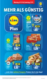 Gazetka promocyjna Lidl - Aktionsprospekt - Gazetka - ważna od 11.11 do 11.11.2023 - strona 13 - produkty: alesto, angebot, Bona, brot, Cashew, cashewkerne, ciabatta, coupon, coupons, eis, lorenz, Milbona, mozzarella, natur, reis, rel, saltletts, Ti, ZTE