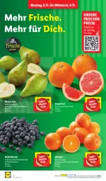 Gazetka promocyjna Lidl - Aktionsprospekt - Gazetka - ważna od 11.11 do 11.11.2023 - strona 2 - produkty: ambia, beere, beeren, Birnen, eis, grapefruit, heidelbeere, heidelbeeren, LG, navelina, ndk, orange, orangen, reis, Schal, Schale, sim, simba, Ti