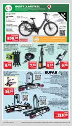 Gazetka promocyjna Marktkauf - Prospekt - Gazetka - ważna od 15.06 do 15.06.2024 - strona 39 - produkty: adapter, akku, aufbewahrungstasche, Brei, E-Bike, eis, eufab, Fahrrad, gabel, Kette, nexus, prophete, reifen, reis, rwe, Schal, smartphone, smartphones, Sport, Tasche, Ti