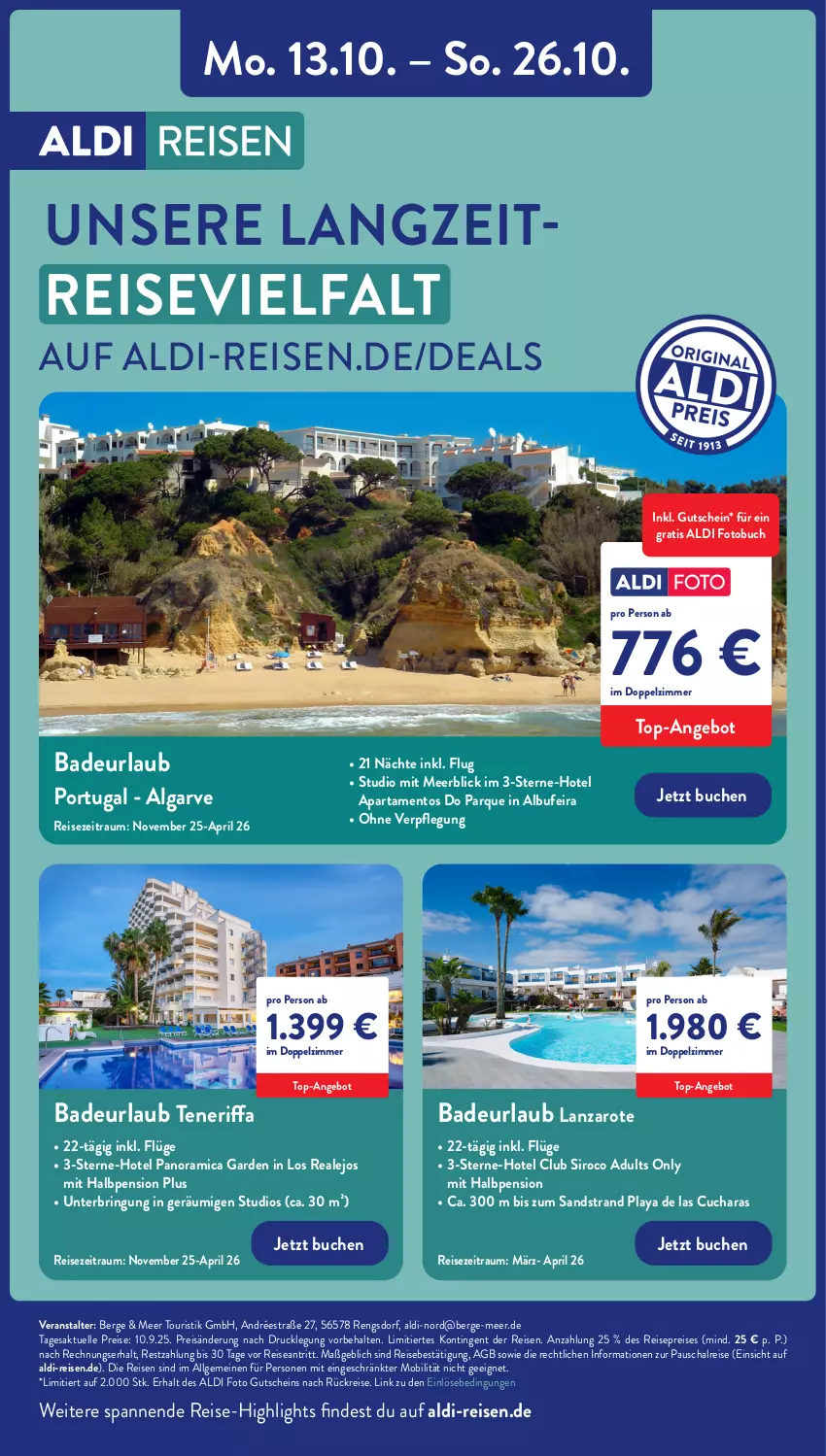 Aktueller Prospekt Aldi Nord - Von Montag - von 13.10 bis 18.10.2025 - strona 41 - produkty: aldi, amica, angebot, Bad, buch, eis, elle, Fotobuch, gutschein, LG, mentos, pril, reis, reise-highlights, ring, Schal, Ti, top-angebot