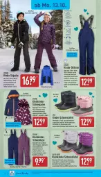 Gazetka promocyjna Aldi Nord - Von Montag - Gazetka - ważna od 18.10 do 18.10.2025 - strona 16 - produkty: axe, decksohle, dell, eis, gin, hose, Jacke, Kinder, Mode, rel, Ria, Schneehose, Schneejacke, Ti, Tiere, wasser, ZTE