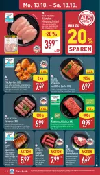 Gazetka promocyjna Aldi Nord - Von Montag - Gazetka - ważna od 18.10 do 18.10.2025 - strona 4 - produkty: bio, braten, brustfilet, cevapcici, eis, filet, fleisch, gewürz, grill, hackfleisch, hähnchenflügel, kotelett, lachs, marinade, minutenschnitzel, Ofen, paprika, pfanne, pfannen, rind, rinder, rinderhackfleisch, rouladen, rwe, Schal, Schale, schnitzel, schwein, schweine, schweinefleisch, spareribs, suppe, suppen, Ti, trolli, wein, weine