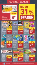 Gazetka promocyjna Aldi Nord - Von Montag - Gazetka - ważna od 18.10 do 18.10.2025 - strona 8 - produkty: alkohol, alleinfuttermittel, Bad, beutel, brut, Cap, dreamies, eis, Elektro, elle, felix, flasche, früchte, gelee, haribo, HP, katzensnack, katzensnacks, kräuter, küche, Küchen, küchenrolle, küchenrollen, Laufen, megaperls, Meister, meister proper, papier, reiniger, snack, snacks, spee, tee, teekanne, teller, Ti, waschmittel, wc frisch, whiskas, Yo
