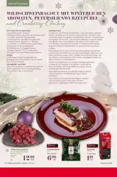 Gazetka promocyjna Selgros - Festliche Rezeptideen - Gazetka - ważna od 11.12 do 11.12.2024 - strona 12 - produkty: Anrichte, apfel, apfelsaft, beere, beeren, beutel, braten, butter, champagne, champagner, cranberry, eis, elle, essig, garnier, gulasch, karamell, karotten, knoblauch, latte, leine, Mixer, petersilie, pfeffer, pflanze, pflanzen, Pflanzenöl, Portwein, püree, Ragout, reis, ring, rosmarin, rotwein, saft, sahne, salz, schwein, senf, teller, Ti, tomate, tomaten, tomatenmark, topf, wasser, wein, Wild, Wildschwein, würfel, zitrone, zitronen, zitronensaft, zucker, zwiebel, zwiebeln