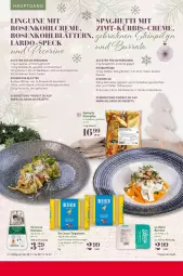 Gazetka promocyjna Selgros - Festliche Rezeptideen - Gazetka - ważna od 11.12 do 11.12.2024 - strona 4 - produkty: basilikum, beutel, Brühe, Burrata, butter, creme, De Cecco, ecco, eis, ente, Gemüsebrühe, hartweizen, Kürbis, kürbiskerne, LG, Pecorino, pfeffer, pflanze, pflanzen, Pflanzenöl, pilze, püree, reis, rezept, rezepte, Ria, rosen, Rosenkohl, sahne, salz, schnitten, spaghetti, Speck, Steinpilze, teigwaren, Ti, wasser, wein, Weißwein, würfel, zucker