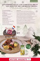 Gazetka promocyjna Selgros - Festliche Rezeptideen - Gazetka - ważna od 11.12 do 11.12.2024 - strona 9 - produkty: Anrichte, Behälter, beutel, bier, braten, Brei, butter, decke, eier, eis, elle, ente, Entenbrust, Entenkeule, garnier, gewürz, Glühwein, knoblauch, Knödel, leine, mais, milch, Ofen, pfeffer, pflanze, pflanzen, Pflanzenöl, Portwein, reis, ring, sahne, salz, schnitten, schnittlauch, teller, Ti, wasser, wein, Wirsing, würfel, zucker, zwiebel, zwiebeln