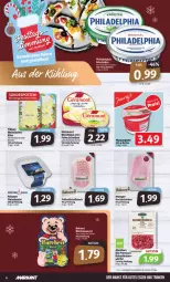 Gazetka promocyjna Markant - Prospekte - Gazetka - ważna od 17.12 do 17.12.2022 - strona 6 - produkty: Bau, Becher, bio, eis, fleisch, fleischsalat, frühstücksfleisch, Käse, kochschinken, mascarpone, philadelphia, reis, rohschinken, salat, schinken, Tannenbaum, Ti, weichkäse, würfel, wurst, ZTE