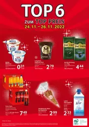 Gazetka promocyjna Selgros - Food - Gazetka - ważna od 30.11 do 30.11.2022 - strona 24 - produkty: angebot, angebote, Becher, eier, eis, elle, flasche, jacobs, jacobs krönung, langnese, LG, magnum, Müller, mw-flasche, Rauch, reis, Spritzgebäck, Ti, weichspüler