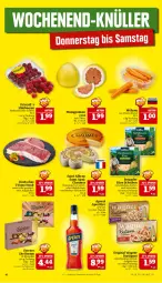 Gazetka promocyjna Marktkauf - Prospekt - Gazetka - ważna od 08.02 do 08.02.2025 - strona 42 - produkty: albray, aperol, beere, beeren, bergader, chaumes, eis, ferrero, flasche, gewürz, gin, himbeer, himbeere, himbeeren, honig, Honigpomelo, jungbullen, Käse, möhren, natur, original wagner, Pomelo, reis, rustipani, Saint Agur, saint albray, steak, T-Bone Steak, Ti, wagner, ZTE