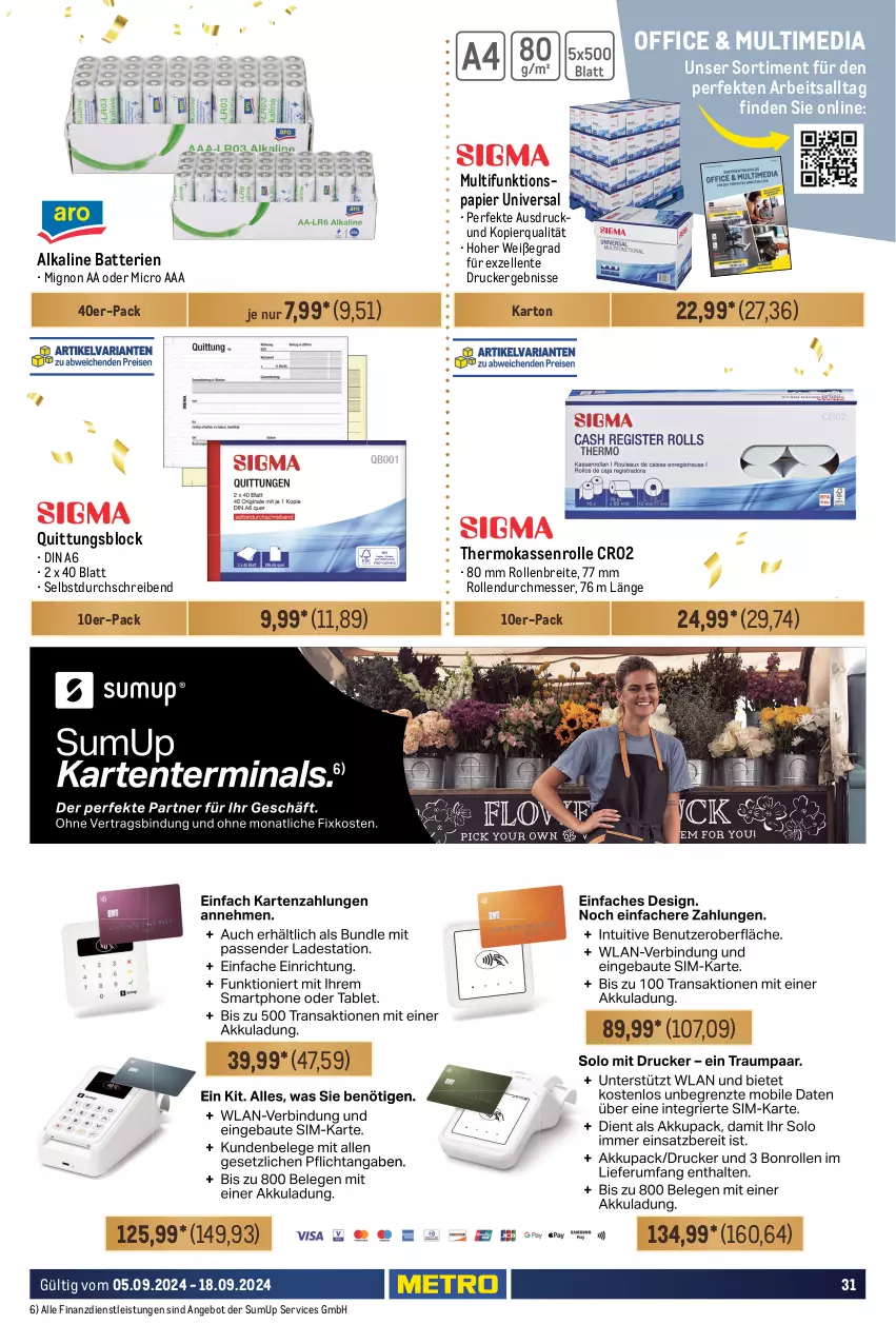 Aktueller Prospekt Metro - GastroJournal - von 05.09 bis 18.09.2024 - strona 31 - produkty: angebot, Bank, Bartisch, batterie, batterien, braun, Brei, briketts, drucker, edelstahl, eis, elle, ente, garnitur, grill, grillbriketts, grillrost, Holz, holzkohle, kokos, lack, LG, messer, Metro, metro gastro, natur, office, papier, Ria, sac, Ti, tisch, Wanne, Windschutz, Zelt