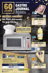 Gazetka promocyjna Metro - GastroJournal - Gazetka - ważna od 18.09 do 18.09.2024 - strona 1 - produkty: angebot, blume, blumen, blumenöl, Bodenplatte, eis, elle, flasche, garraum, grana, grana padano, küche, latte, LG, mac, Metro, mikrowelle, milch, padano, Rana, Rauch, schwein, schweine, schweinenacken, sonderposten, sonnenblume, sonnenblumen, sonnenblumenöl, teller, Ti, timer, tisch, uhr, wein, weine