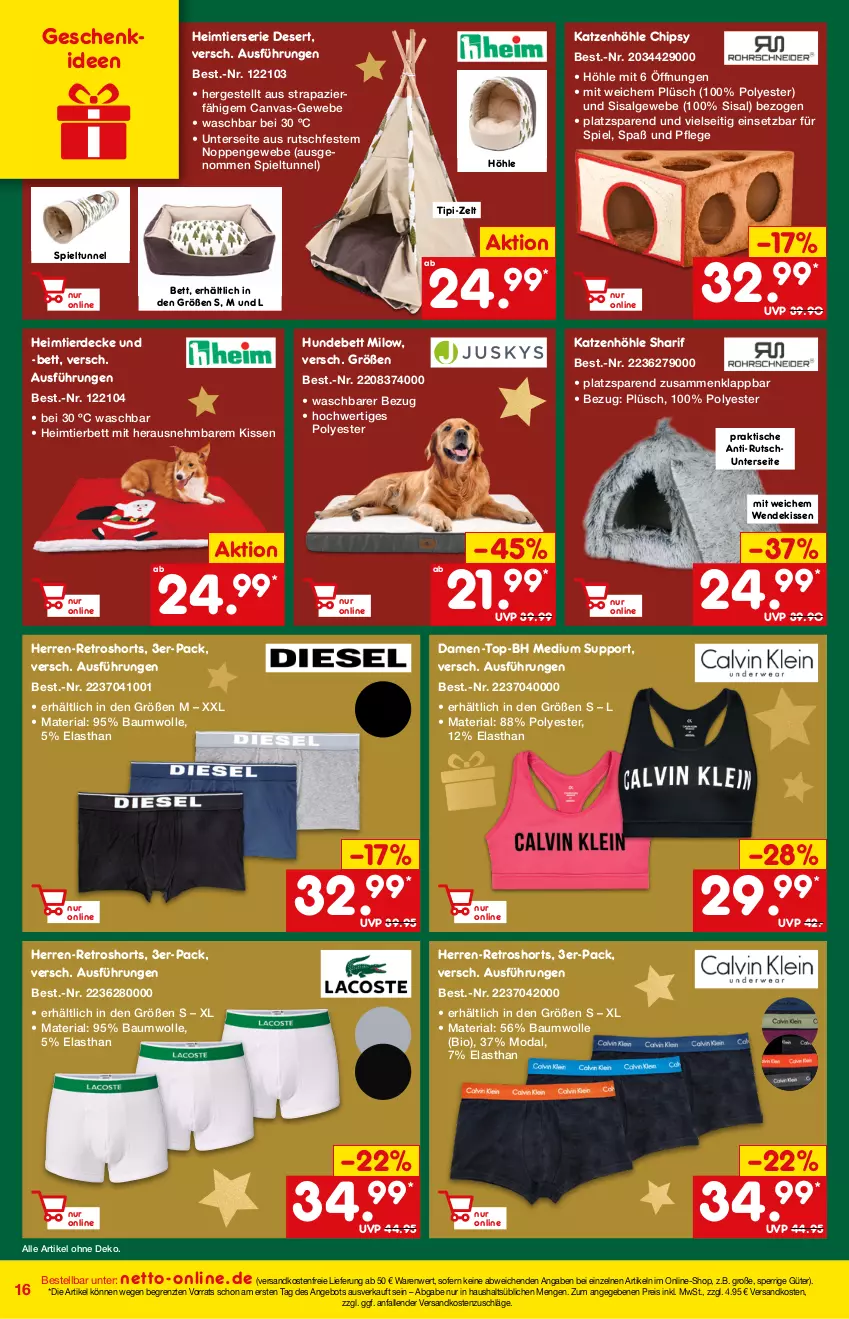 Aktueller Prospekt Netto Marken-Discount - Online-Magazin Dezember - von 01.12 bis 31.12.2021 - strona 16