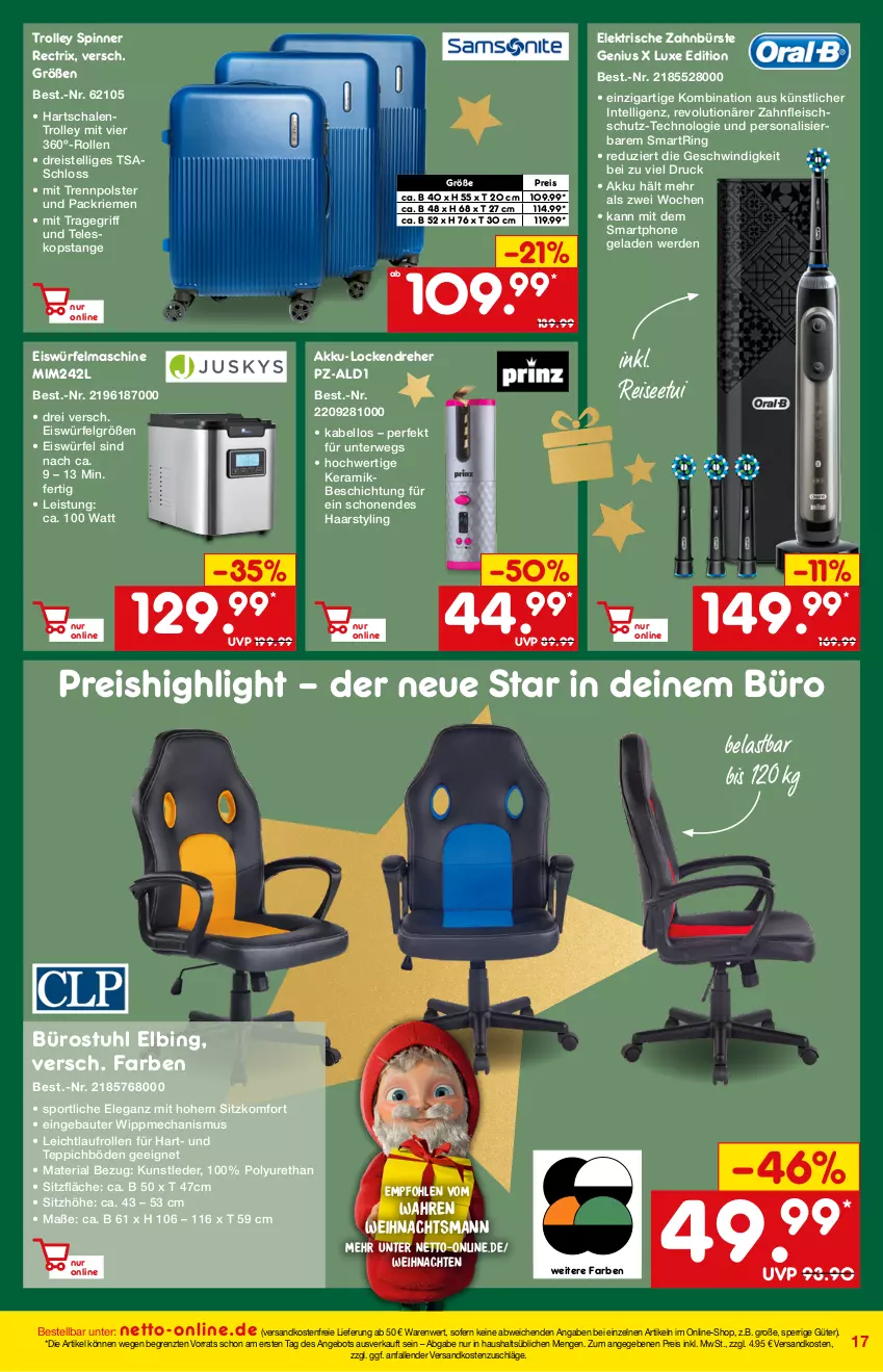 Aktueller Prospekt Netto Marken-Discount - Online-Magazin Dezember - von 01.12 bis 31.12.2021 - strona 17