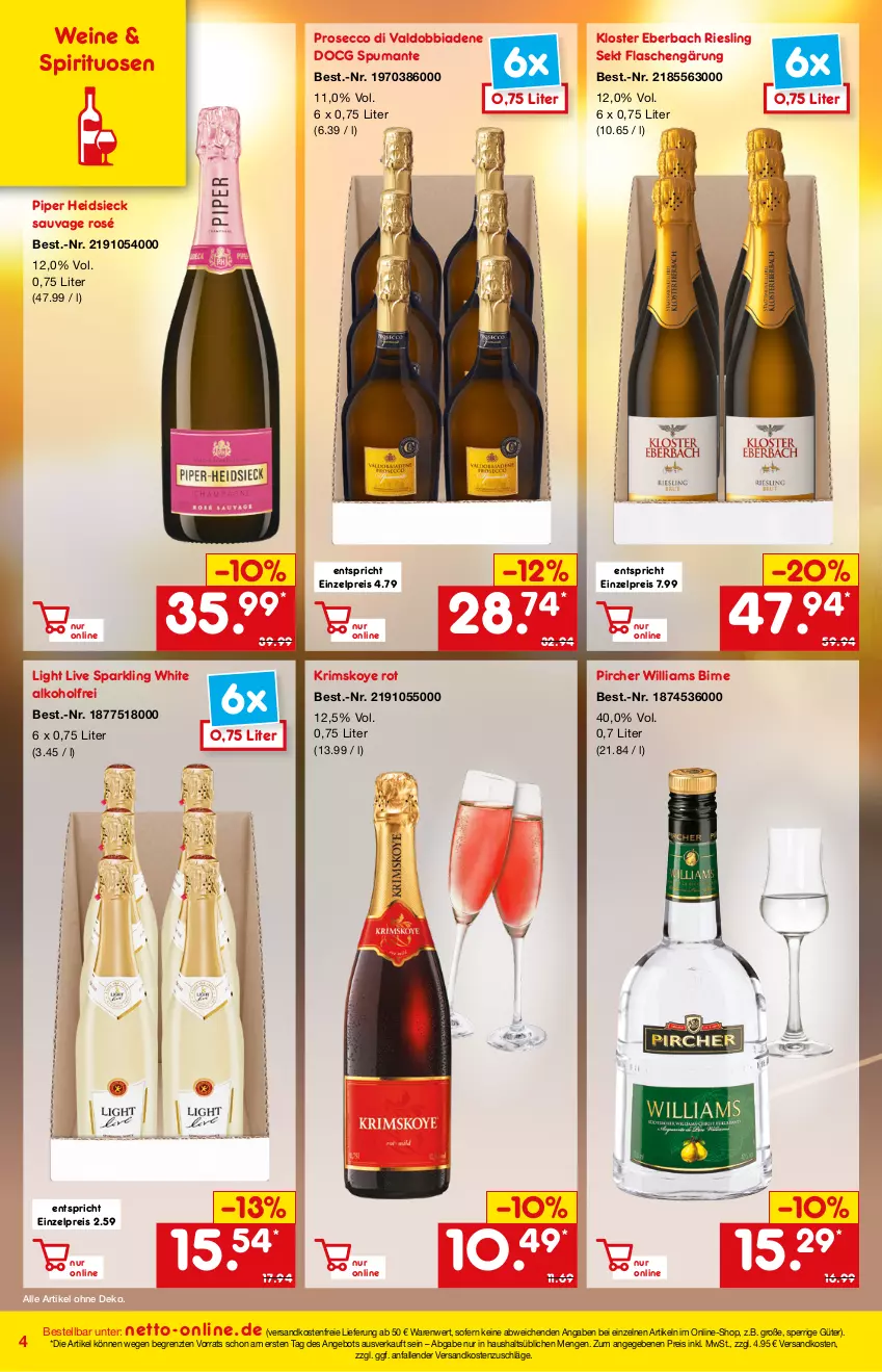 Aktueller Prospekt Netto Marken-Discount - Online-Magazin Dezember - von 01.12 bis 31.12.2021 - strona 4