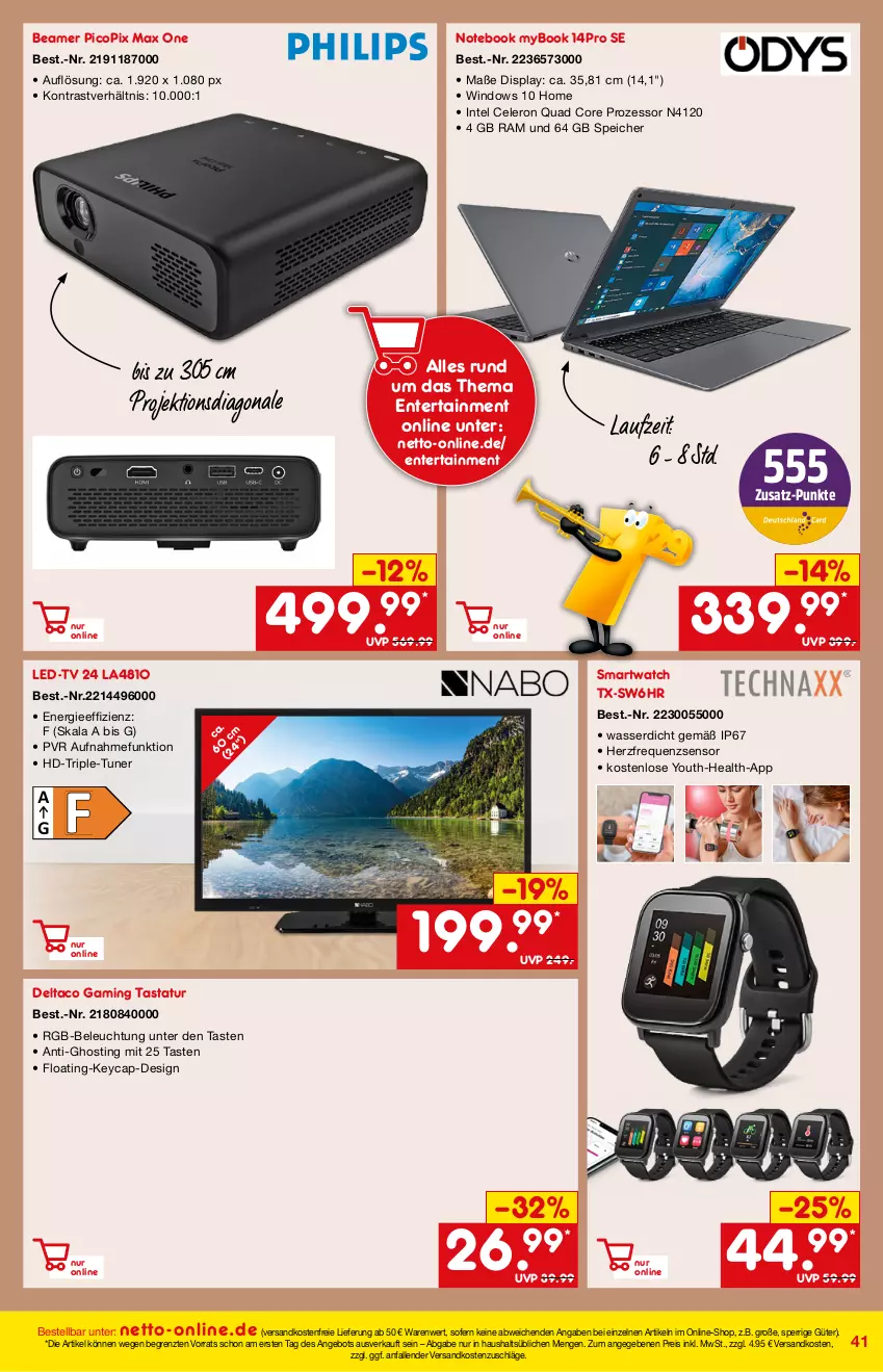 Aktueller Prospekt Netto Marken-Discount - Online-Magazin Dezember - von 01.12 bis 31.12.2021 - strona 41