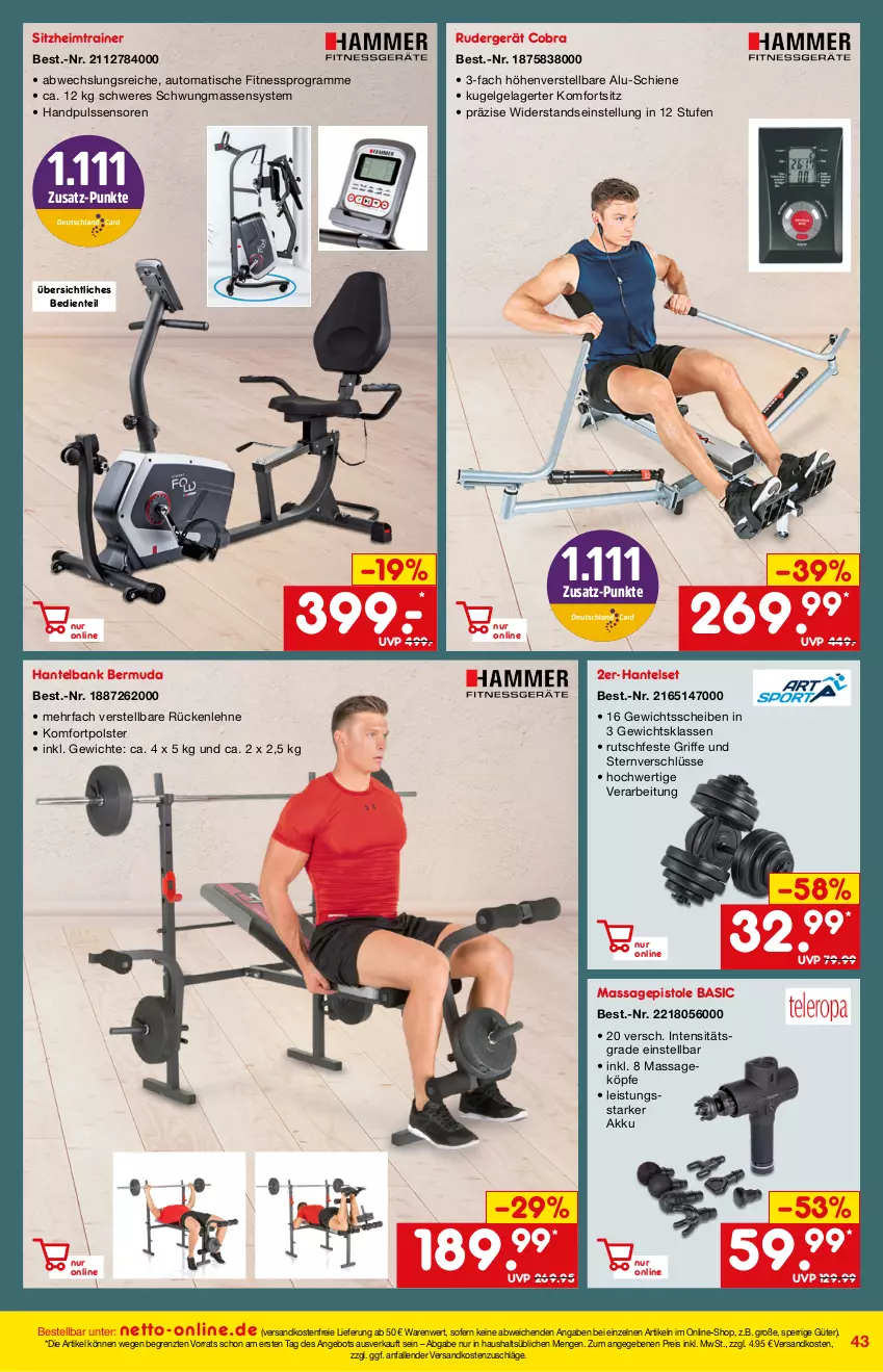 Aktueller Prospekt Netto Marken-Discount - Online-Magazin Dezember - von 01.12 bis 31.12.2021 - strona 43