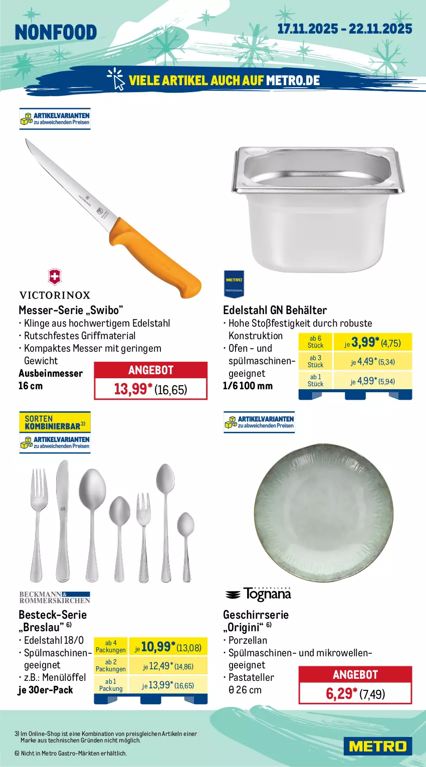 Aktueller Prospekt Metro - Wochen-Angebote Gastro - von 17.11 bis 22.11.2025 - strona 19 - produkty: ACC, angebot, auer, auto, Behälter, besteck, bodenstaubsauger, Cap, cappuccino, chia, cin, edelstahl, eis, Elektro, elle, geschirr, Geschirrserie, gin, Glastür, kaffee, kaffeevollautomat, kraft, kühlschrank, latte, latte macchiato, Löffel, mac, macchiato, messer, Metro, metro gastro, mikrowelle, Ofen, pasta, reis, Ria, ring, Schrank, spülmaschinen, staubsauger, tasse, teller, Ti, usb, wasser, wassertank