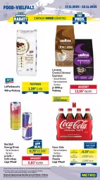 Gazetka promocyjna Metro - Wochen-Angebote Gastro - Gazetka - ważna od 22.11 do 22.11.2025 - strona 13 - produkty: angebot, bohne, chili, coca-cola, cola, coupon, drink, eimer, eis, energy drink, espresso, flasche, getränk, getränke, kraft, lavazza, Löffel, mayonnaise, mehl, mit gemüse, mondamin, Palette, red bull, reis, salat, sauce, Ti, tiefpreis, Vegeta, Yo