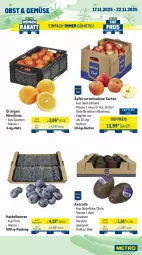 Gazetka promocyjna Metro - Wochen-Angebote Gastro - Gazetka - ważna od 22.11 do 22.11.2025 - strona 7 - produkty: angebot, avocado, beere, beeren, beutel, eis, elinas, fisch, fische, Fischer, fleisch, frischfisch, frutti di mare, garnelen, heidelbeere, heidelbeeren, krone, lack, matjes, Metro, navelina, obst, orange, orangen, reis, ring, Schal, Schale, Schere, Ti, tiefpreis