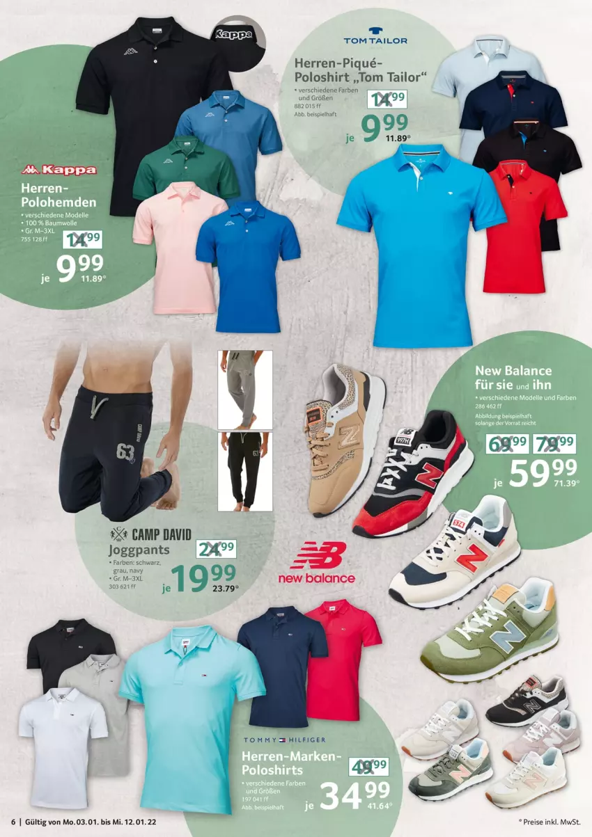 Aktueller Prospekt Selgros - Vorschau:
            Nonfood - von 03.01 bis 12.01.2022 - strona 6 - produkty: eis, Pants, poloshirt, reis, shirt, Ti, tom tailor