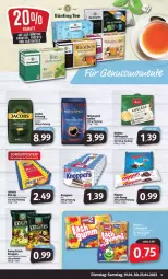 Gazetka promocyjna Markant - Prospekte - Gazetka - ważna od 23.04 do 23.04.2022 - strona 9 - produkty: bett, beutel, Blüte, ente, Funny Frisch, jacobs, karamell, knoppers, leibniz, melitta, mövenpick, sahne, tee, Ti