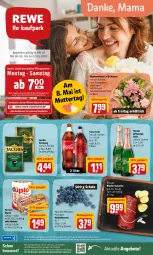 Gazetka promocyjna Rewe - REWE Ihr Kaufpark - Gazetka - ważna od 07.05 do 07.05.2022 - strona 1 - produkty: aktionspreis, angebot, angebote, beere, beeren, blume, blumen, Blumenstrauß, coca-cola, cola, duplo, eis, elle, ferrero, hanuta, heidelbeere, heidelbeeren, Heu, jacobs, jacobs krönung, mam, mumm, reis, rind, rinder, Rinderroulade, rinderrouladen, rouladen, rum, saft, Schal, Schale, sekt, Ti, uhr