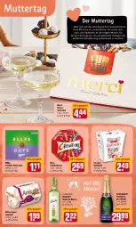 Gazetka promocyjna Rewe - REWE Ihr Kaufpark - Gazetka - ważna od 07.05 do 07.05.2022 - strona 13 - produkty: amicelli, brut, champagne, champagner, de blancs, ferrero, Liege, mac, mars, merci, milka, raffaello, ritter, ritter sport, Sport, Ti, tisch, ZTE