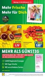 Gazetka promocyjna Lidl - Aktionsprospekt - Gazetka - ważna od 10.02 do 10.02.2024 - strona 2 - produkty: angebot, Blutorange, cherrytomaten, coupon, discount, eis, frucht, magazin, obst, Obst und Gemüse, orange, orangen, pril, reis, Ti, tomate, tomaten, und gemüse