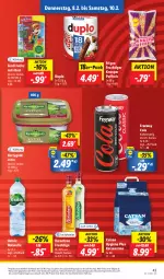 Gazetka promocyjna Lidl - Aktionsprospekt - Gazetka - ważna od 10.02 do 10.02.2024 - strona 55 - produkty: angebot, berentzen, brot, catsan, cola, coupon, duplo, eis, elle, ferdi fuchs, frucht, Katzenstreu, kerrygold, kerrygold extra, natur, preisvorteil, reis, rel, teller, Ti, volvic, ZTE