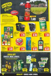 Gazetka promocyjna E Center - Angebote der Woche - Gazetka - ważna od 19.02 do 19.02.2022 - strona 8 - produkty: Becher, cider, eis, ente, flasche, frischkäse, gin, Käse, ketchup, meridol, spülung, Tena Lady