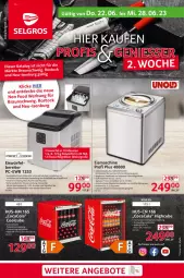 Gazetka promocyjna Selgros - Nonfood - Gazetka - ważna od 28.06 do 28.06.2023 - strona 1 - produkty: auer, auto, Behälter, cola, creme, edelstahl, eis, eiscreme, eismaschine, eiswürfel, eiswürfelbereiter, elle, ente, kompressor, küche, LG, Mode, Reinigung, Signal, tee, teller, Ti, timer, tisch, türanschlag wechselbar, usb, wasser, wassertank, würfel, ZTE