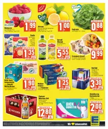 Gazetka promocyjna E Center - Angebote der Woche - Gazetka - ważna od 30.09 do 30.09.2023 - strona 27 - produkty: amicelli, beere, beeren, bertolli, beutel, drink, eis, energy drink, finello, flasche, früchte, Früchtetee, himbeer, himbeere, himbeeren, Käse, kopfsalat, kräuter, küche, Küchen, küchentücher, Meßmer, olive, oliven, olivenöl, Paula, paulaner, red bull, reis, ritter, ritter sport, salat, schoko, schokowürfel, Sport, tee, Ti, tücher, Waffelröllchen, würfel, zitrone, zitronen, ZTE