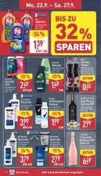 Gazetka promocyjna Aldi Nord - Von Montag - Gazetka - ważna od 27.09 do 27.09.2025 - strona 12 - produkty: aldi, angebot, angebote, Antitranspirant, body, bodylotion, brut, cola, creme, deo, deospray, duschdas, duschgel, elle, flasche, handcreme, Lotion, neutrogena, pril, rexona, schauma, schauma shampoo, shampoo, spülmittel, teller, Ti, wein, zucker