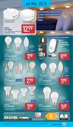 Gazetka promocyjna Aldi Nord - Von Montag - Gazetka - ważna od 27.09 do 27.09.2025 - strona 17 - produkty: akku, auer, batterie, batterien, Bau, Birnen, dell, elle, fernbedienung, gin, kerze, Kugel, Lampe, LED-Leuchte, Leuchte, leuchten, leuchtmittel, LG, mit fernbedienung, Mode, Ria, Schal, Ti, usb, ZTE
