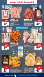 Gazetka promocyjna AldiSud - ALDI Aktuell - Gazetka - ważna od 02.04 do 02.04.2022 - strona 4 - produkty: aldi, alle artikel ohne dekoration, braten, brustfilet, dekoration, eis, filet, fleisch, grill, gyros, hähnchenbrust, hähnchenbrustfilet, ideal zum braten, joghur, joghurt, mais, minutensteaks, paprika, reis, rind, rinder, Rinderkeule, schnitten, schnitzel, schwein, steak, steaks, Ti, wein, ZTE