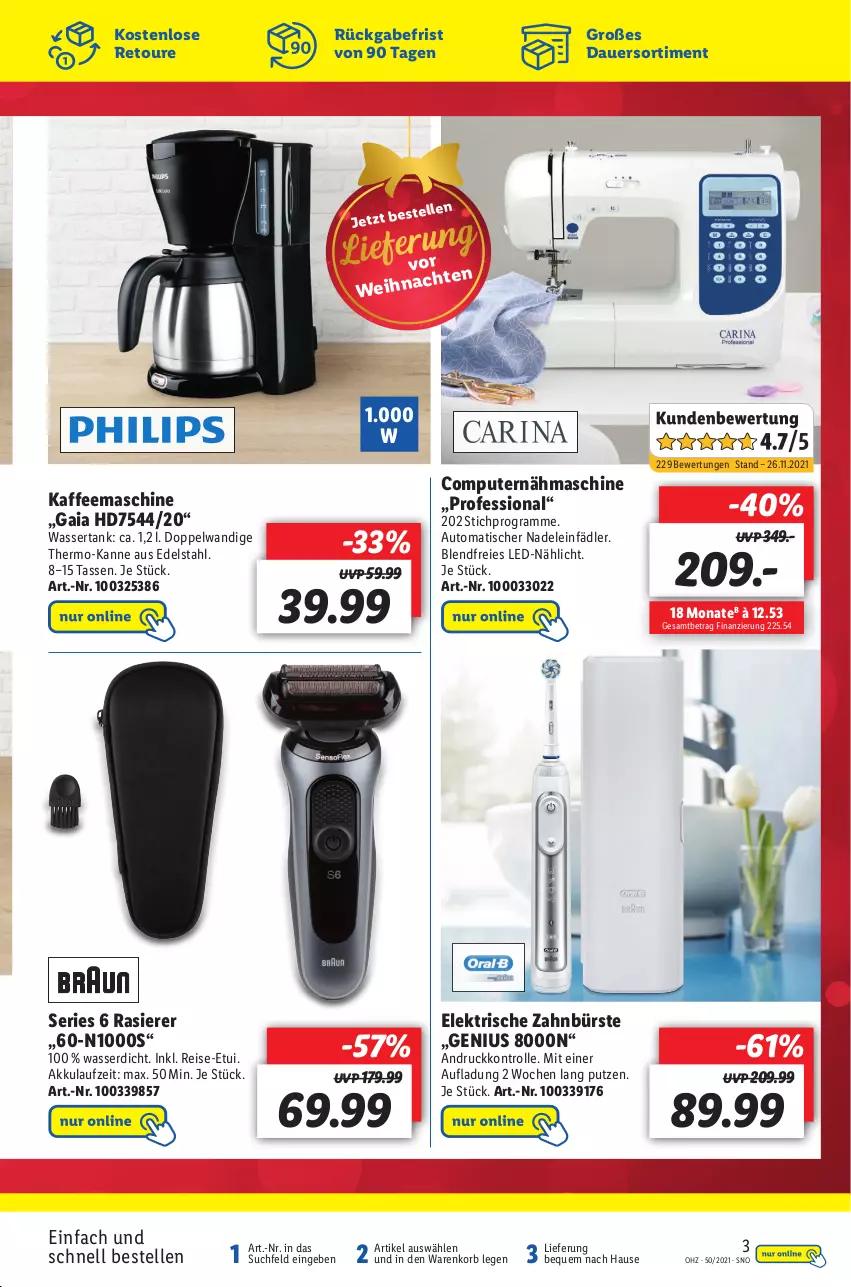 Aktueller Prospekt Lidl - Wochen-Highlights im Onlineshop - von 13.12 bis 19.12.2021 - strona 3