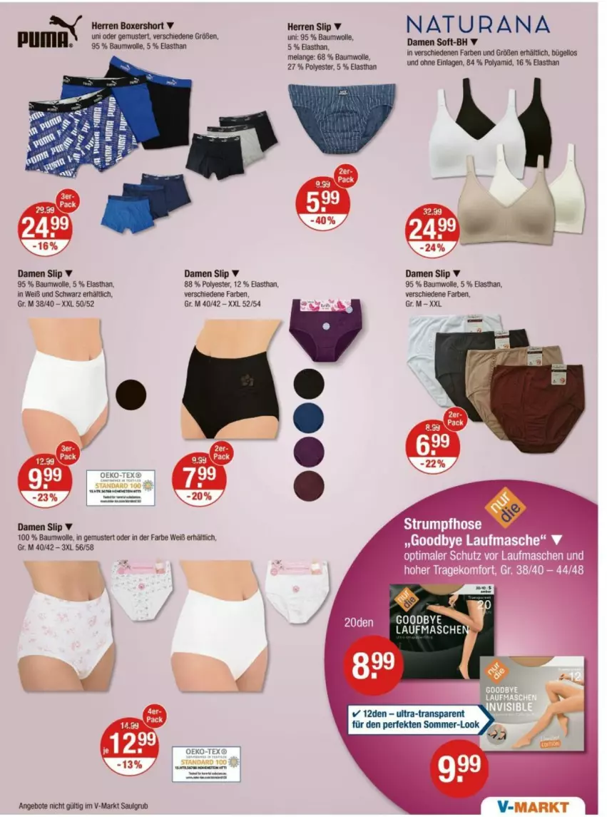 Aktueller Prospekt Vmarkt - Prospekte - von 08.05 bis 14.05.2025 - strona 21 - produkty: angebot, angebote, Bau, baumwolle, bügel, LG, puma, slip, Ti, wolle