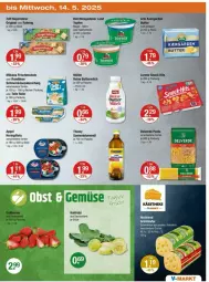 Gazetka promocyjna Vmarkt - Prospekte - Gazetka - ważna od 14.05 do 14.05.2025 - strona 23 - produkty: arla, Becher, blume, blumen, blumenöl, butter, buttermilch, eis, filet, filets, flasche, gin, hering, Käse, kohlrabi, lorenz, milch, milka, milkana, Müller, reine buttermilch, reis, ring, Schal, Schale, Schmelzkäse, schmelzkäsezubereitung, snack, snack hits, sonnenblume, sonnenblumen, sonnenblumenöl, thomy, zott