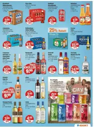 Gazetka promocyjna Vmarkt - Prospekte - Gazetka - ważna od 14.05 do 14.05.2025 - strona 9 - produkty: bier, cin, cocktail, cocktails, corona, dell, dry gin, eis, elle, flasche, gin, limo, rama, ramazzott, ramazzotti, reis, schorle, smirnoff, Ti, valensina, vodka, wein, weinschorle, zott