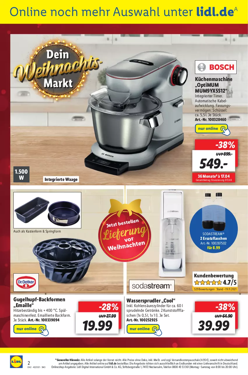 Aktueller Prospekt Lidl - Wochen-Highlights im Onlineshop - von 06.12 bis 12.12.2021 - strona 2