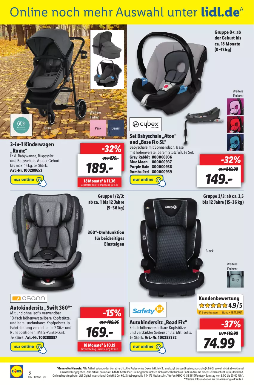 Aktueller Prospekt Lidl - Wochen-Highlights im Onlineshop - von 06.12 bis 12.12.2021 - strona 6