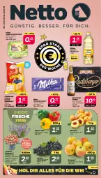 Gazetka promocyjna Netto - Woche 29 - Gazetka - ważna od 22.07 do 22.07.2023 - strona 1 - produkty: Berger, blume, blumen, coppenrath, erde, Goldstücke, joghur, joghurt, joghurt mit der ecke, lack, milka, Müller, paprika, pfirsich, pfirsiche, pflanze, pflanzen, pils, pilsner, radeberger, radeberger pilsner, schoko, schokolade, sonnenblume, sonnenblumen, tafelschokolade, Ti, topf, trauben