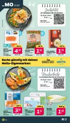 Gazetka promocyjna Netto - Woche 29 - Gazetka - ważna od 22.07 do 22.07.2023 - strona 12 - produkty: eis, filet, frischkäse, Käse, korn, kräuter, lachs, lachsfilet, mit gemüse, natur, oder kräuter, Räucherlachs, reis, rezept, rezepte, Schiffchen, Ti