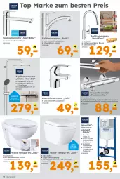 Gazetka promocyjna  - Gazetka - ważna od 23.03 do 23.03.2024 - strona 18 - produkty: armatur, auto, Bau, brause, brauseschlauch, eis, handbrause, reis, schlauch, Spültischarmatur, spülung, thermostat, Ti, tisch, vita, Wand-Tiefspül-WC, waschtisch, waschtischarmatur, wasser, wc-sitz